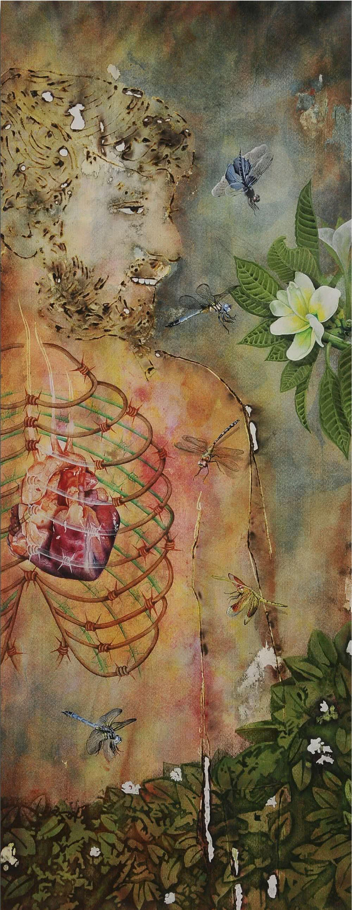 Self And Nature 1 Painting by Rama Reddy | ArtZolo.com