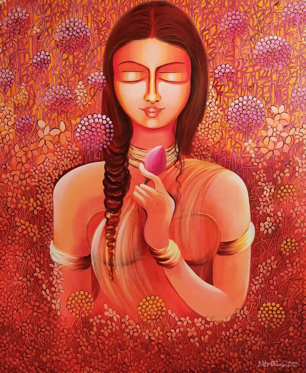 Selflove Loving My Own Identity Painting by Nitu Chhajer | ArtZolo.com