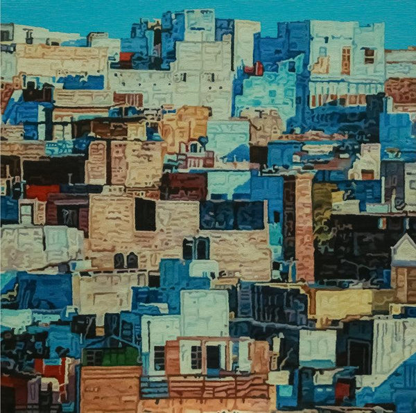 Shadow City 10 Painting by Ganesh Pokharkar | ArtZolo.com