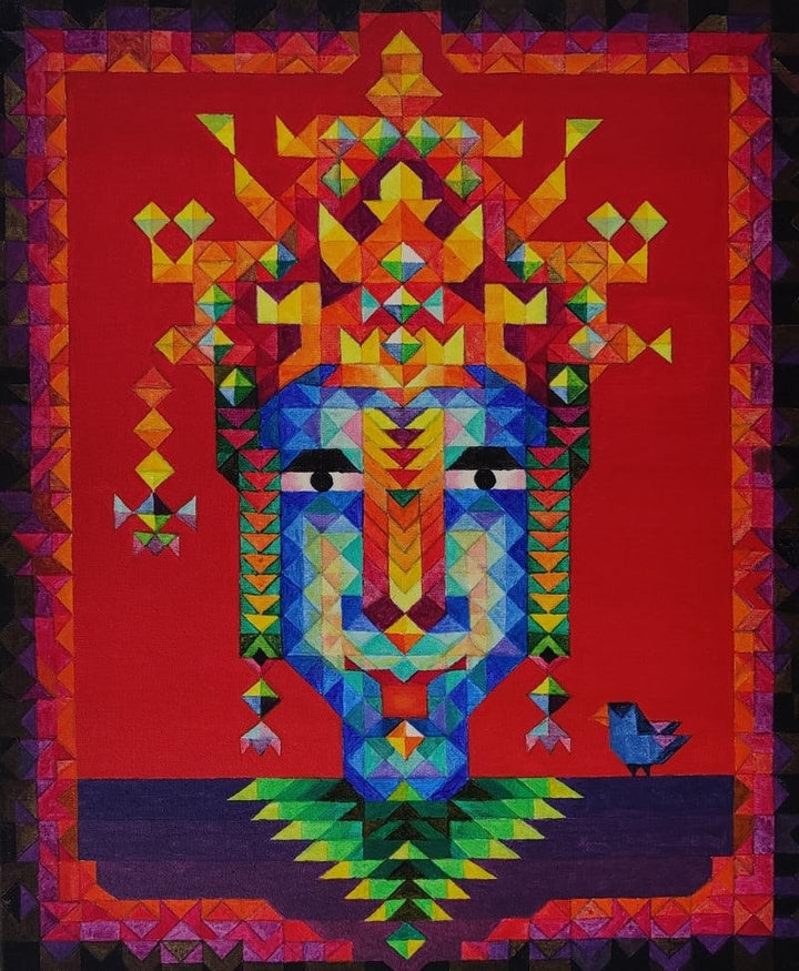 Shakti 3 Painting by Madhukar Munde | ArtZolo.com