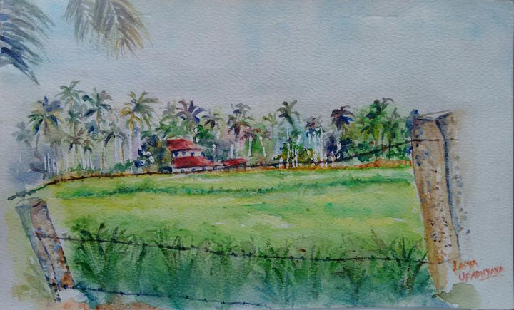 Shimoga Landscape Painting by Lasya Upadhyaya | ArtZolo.com