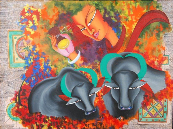 Shivohum 5 Painting by Deepali Mundra | ArtZolo.com