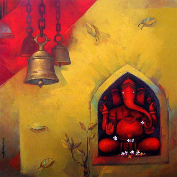 Shree Ganesh Painting by Sachin Akalekar | ArtZolo.com