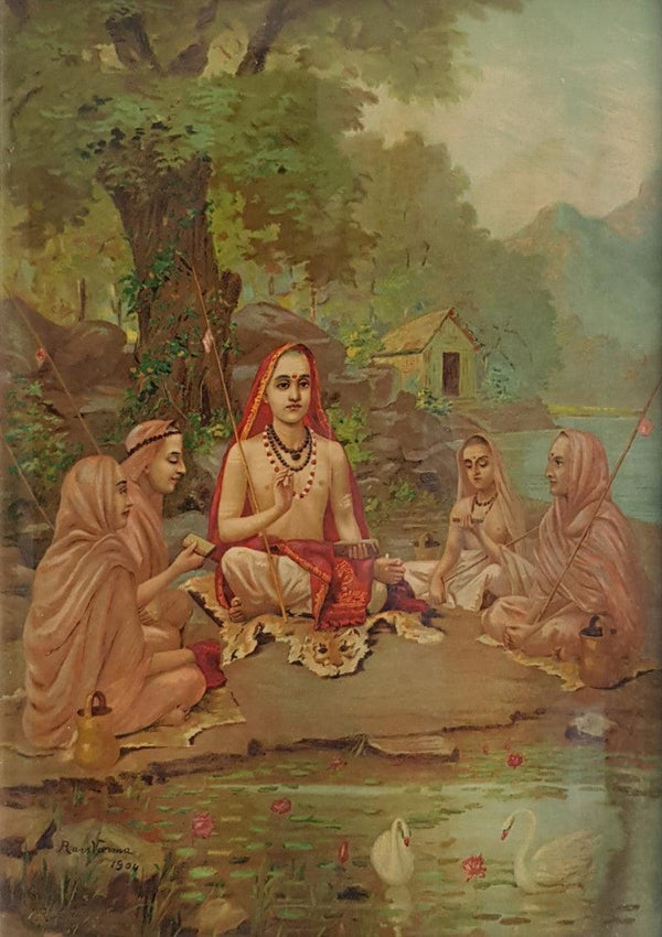 Shrimad Guru Adi Shankaracharya Painting by Raja Ravi Varma | ArtZolo.com