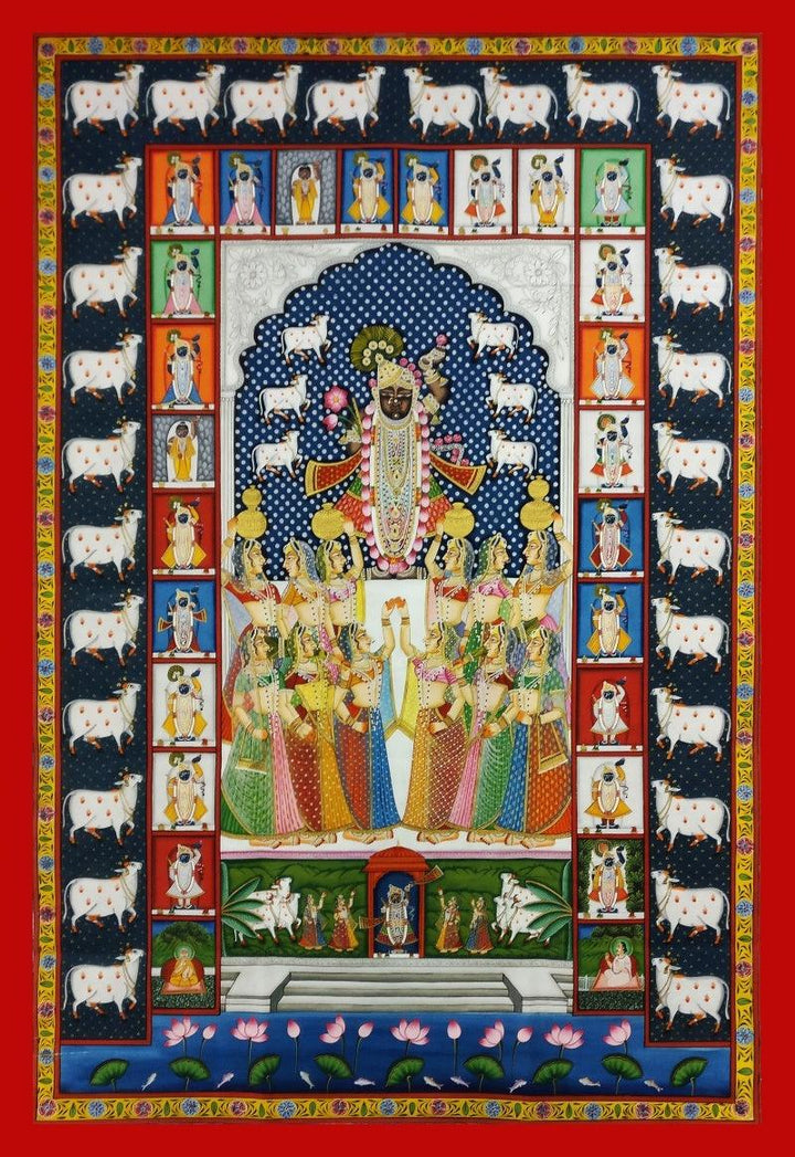 Shrinathji 24 Shringar Traditional Art by Unknown | ArtZolo.com