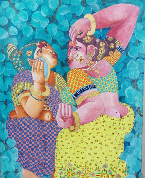 Shringar 2 Painting by Bhawandla Narahari | ArtZolo.com