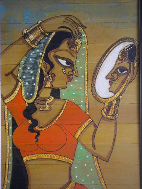 Shringar V Painting by Pradeep Swain | ArtZolo.com