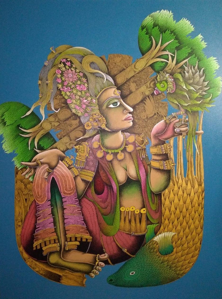 Shristi Painting by Jitendra Dangi | ArtZolo.com