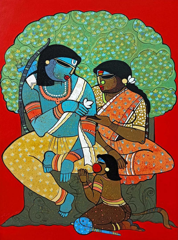 Siyaram 1 Painting by Priyanka Chivte | ArtZolo.com