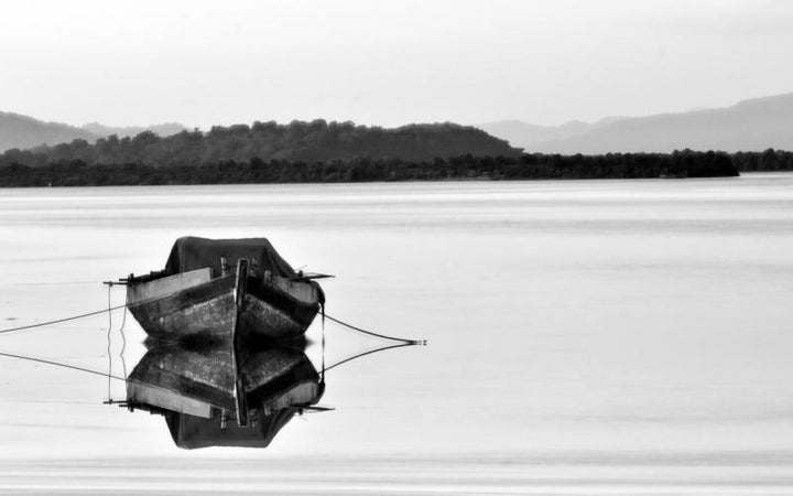 Solo Boat Photography by Vaibhav Kadam | ArtZolo.com