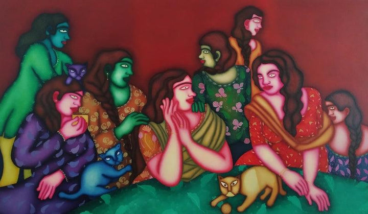 Songs Of Silence 4 Painting by Jayita Borthakur | ArtZolo.com