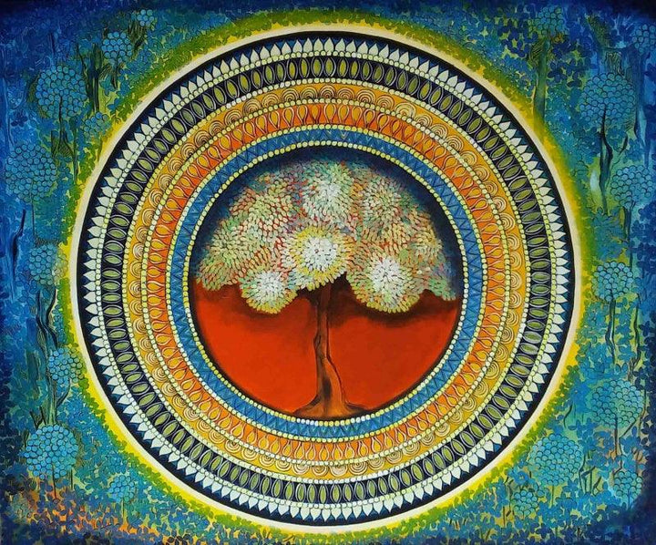 Soul Connection 3 Painting by Nitu Chhajer | ArtZolo.com