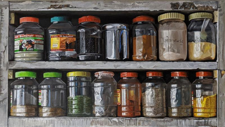 Spices And Herbs Painting by Parimal Vaghela | ArtZolo.com