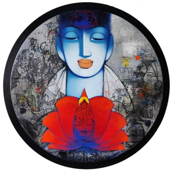 Spiritual 1 Painting by Anand Panchal | ArtZolo.com