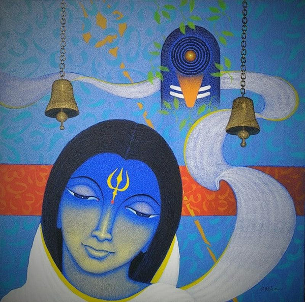 Spiritual Splendour 2 Painting by Bhiva Punekar | ArtZolo.com