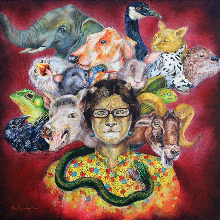 Split Personality Painting by Minal Rajurkar | ArtZolo.com