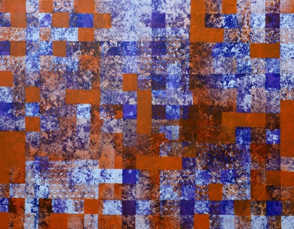 Square Pattern 1 Painting by Ns Art | ArtZolo.com