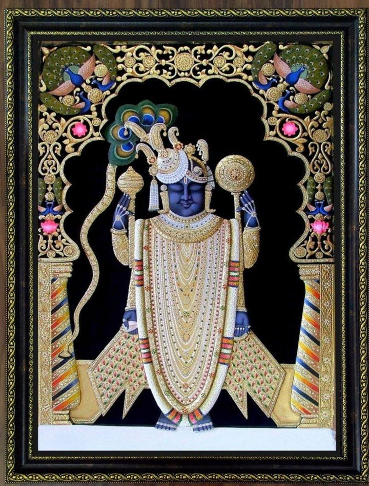 Srinathji Traditional Art by Vani Vijay | ArtZolo.com