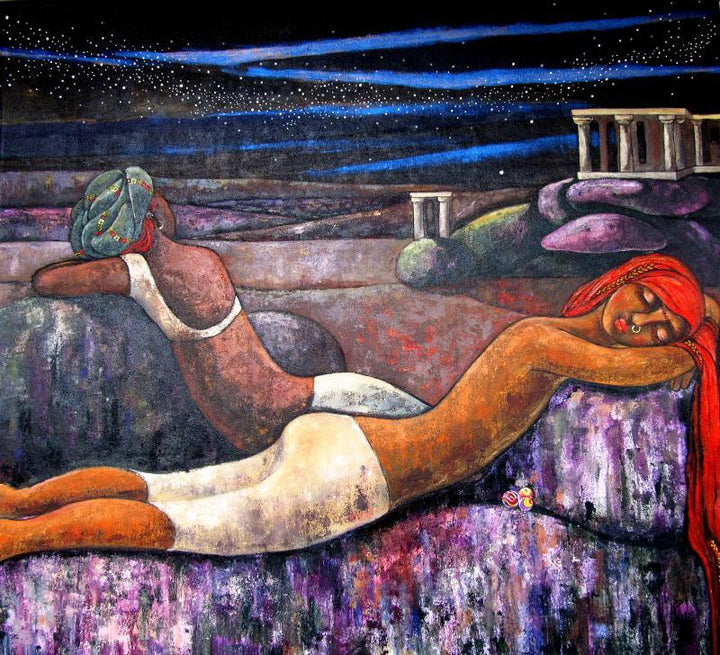 Starry Night Painting by Suruchi Jamkar | ArtZolo.com