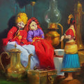 Still-life oil painting titled 'Still Life 2', 24x18 inches, by artist Vijay Jadhav on Canvas