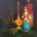 Still-life oil painting titled 'Still Life 3', 28x22 inches, by artist Vijay Jadhav on Canvas