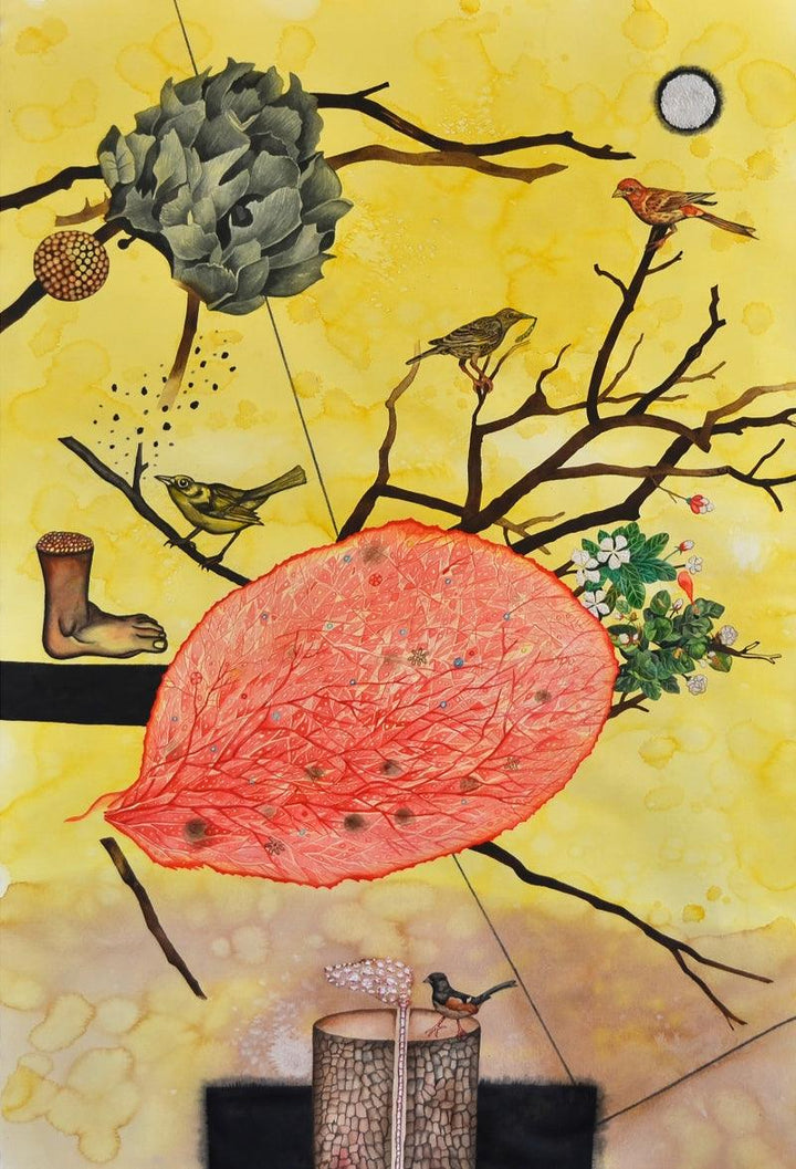 Story Of Dry Leaf Painting by Haraprasad Tripathy | ArtZolo.com