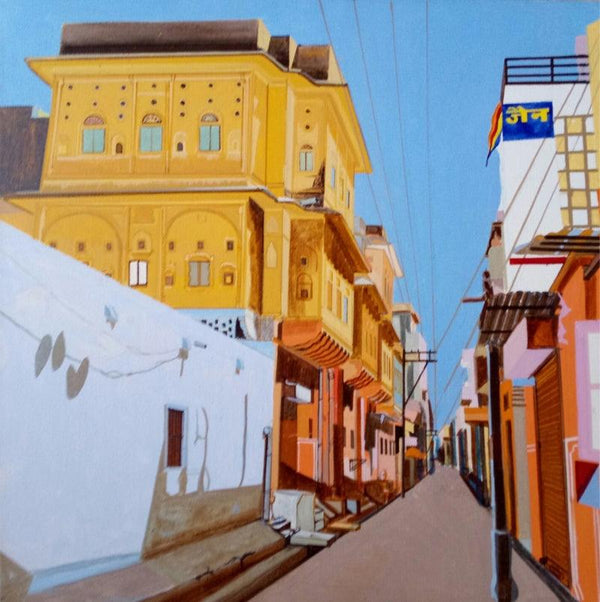Street Series 5 Painting by Ajay Mishra | ArtZolo.com