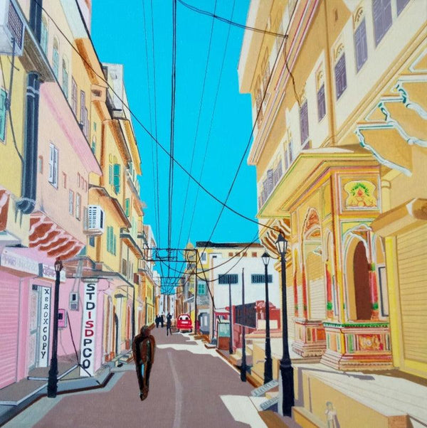 Street Series 6 Painting by Ajay Mishra | ArtZolo.com