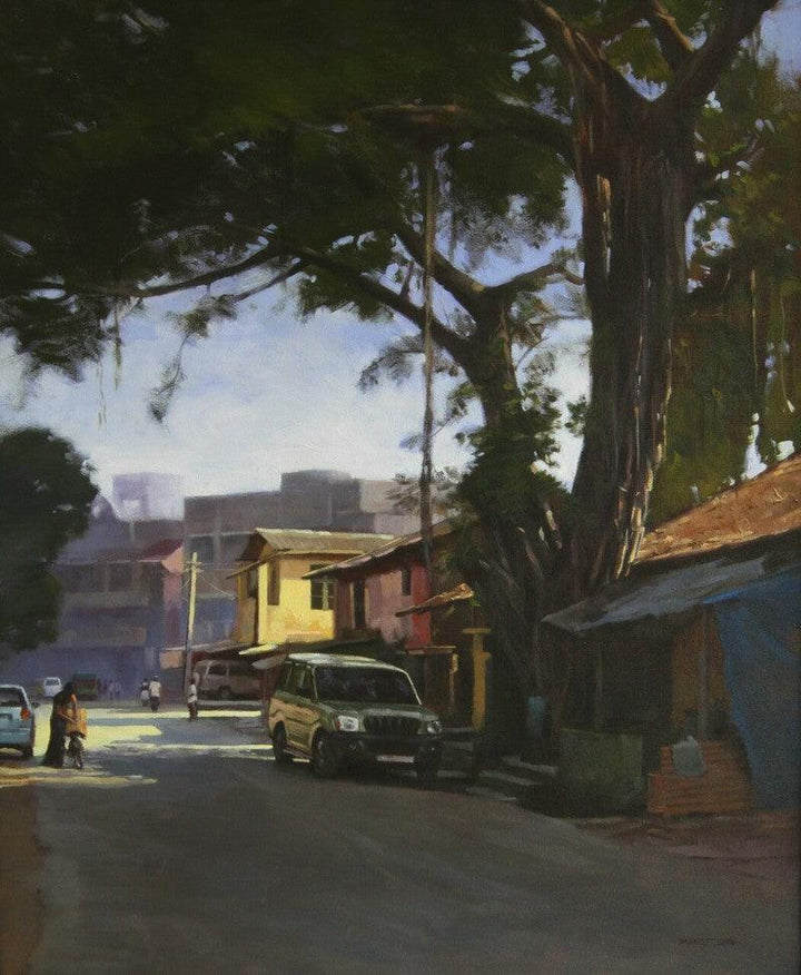 Sublime Tree Painting by Manoj Deshmukh | ArtZolo.com