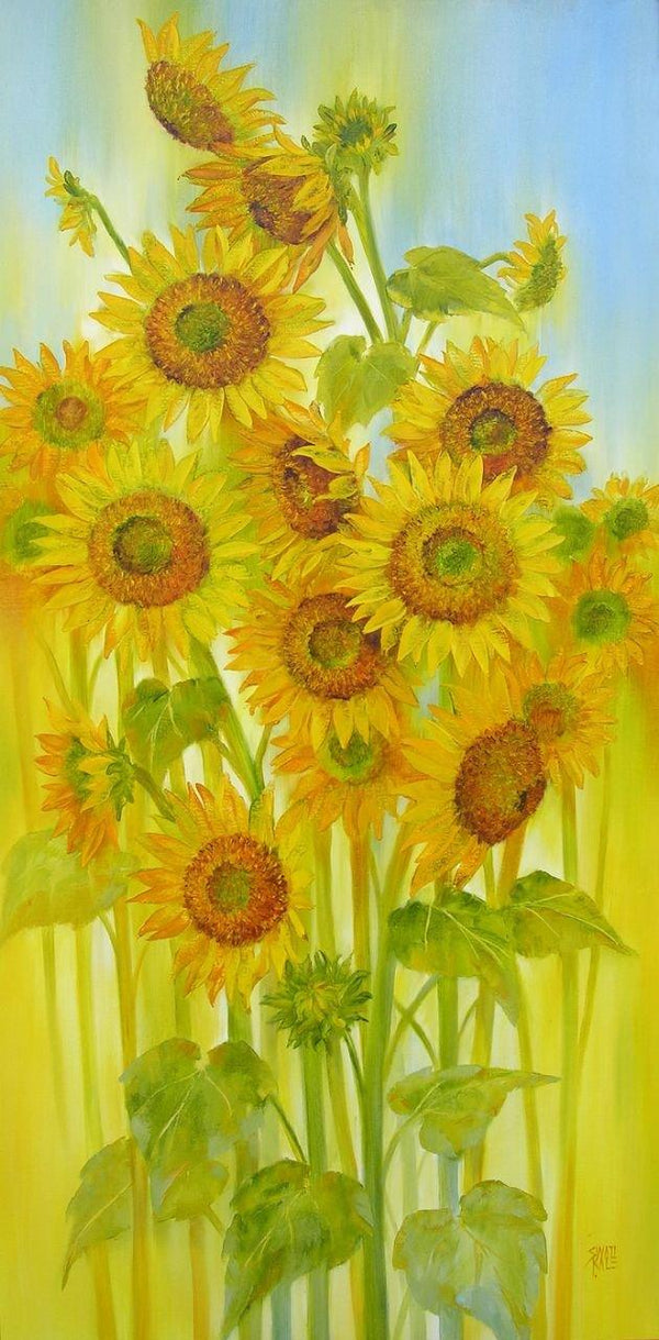 Sunflowers Painting by Swati Kale | ArtZolo.com