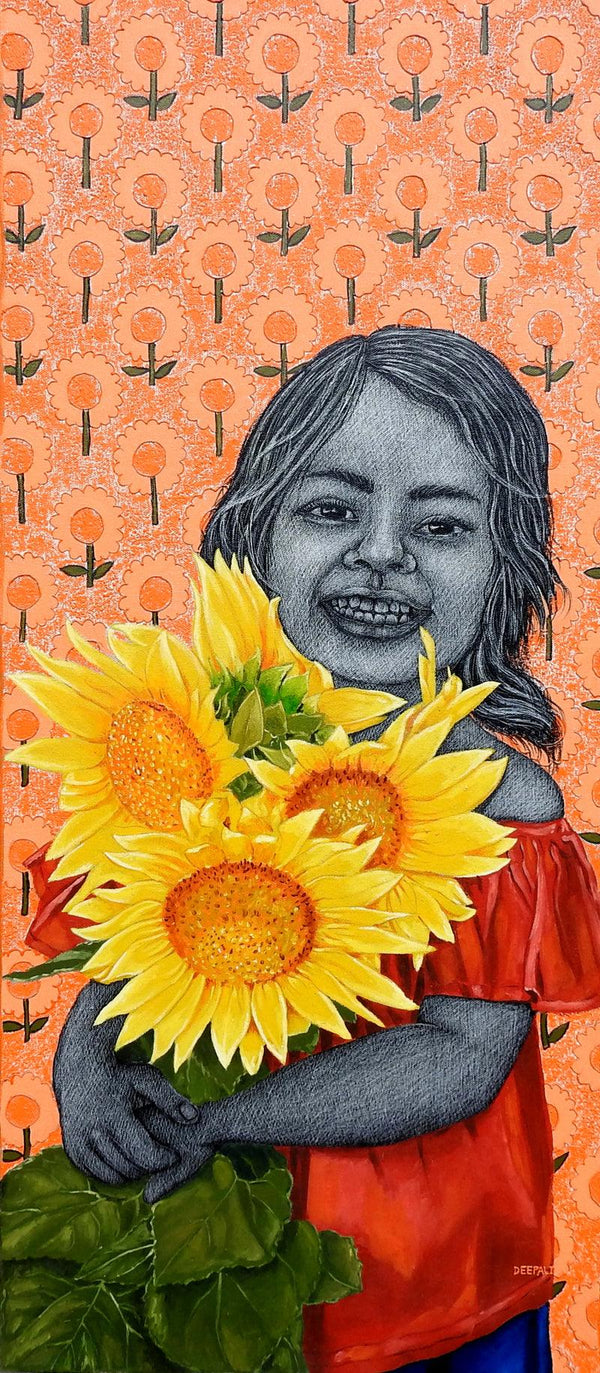 Sunflowers Spel Joy Painting by Deepali S | ArtZolo.com