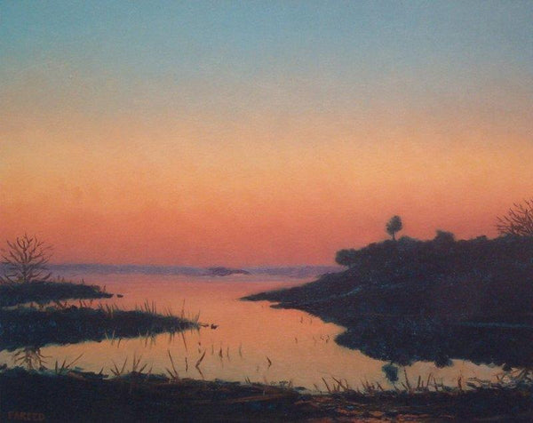 Sunset Painting by Fareed Ahmed | ArtZolo.com