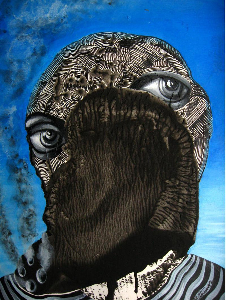Survivor Painting by Mithun Dasgupta | ArtZolo.com