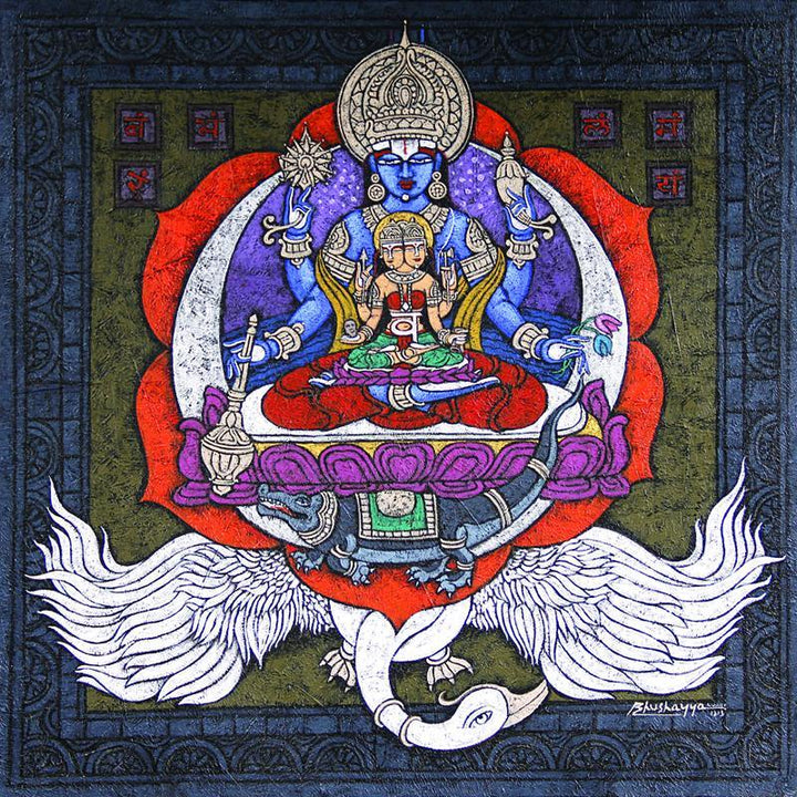 Svadhisthana Chakra Painting by Kunuu Bhushayya | ArtZolo.com
