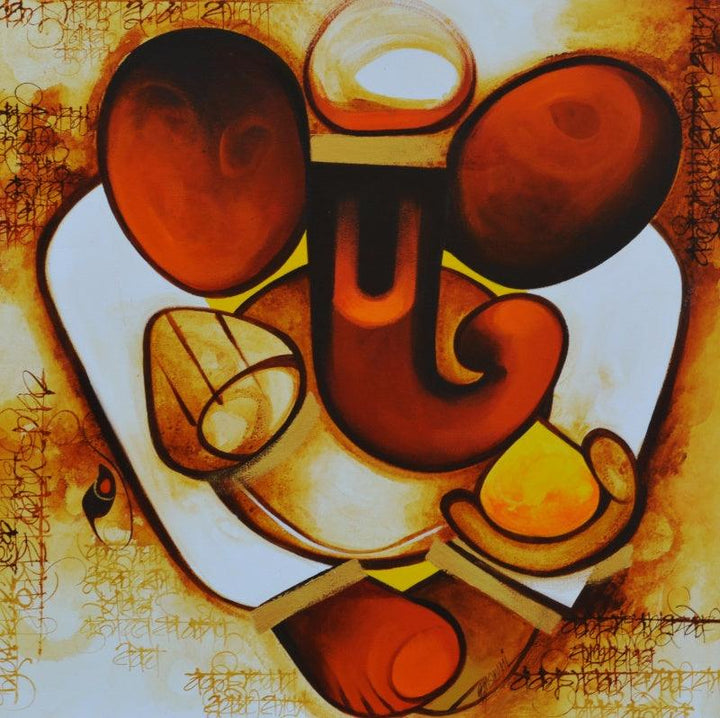 Swaroopa Painting by Om Swami | ArtZolo.com