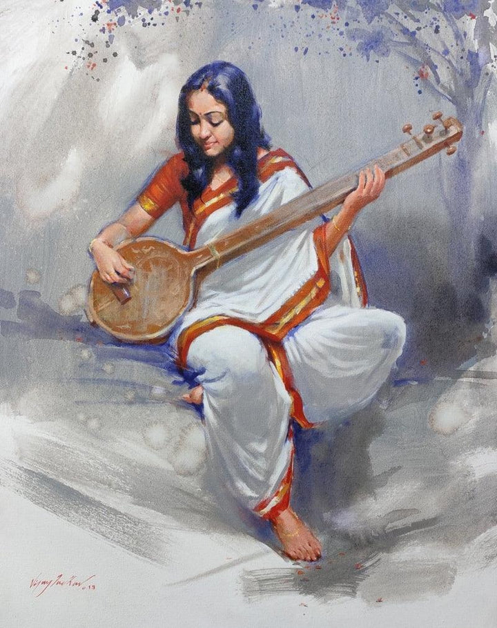 Swarsaaj Painting by Vijay Jadhav | ArtZolo.com