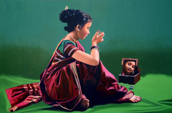 Swayamprabha Painting by Vinayak Takalkar | ArtZolo.com