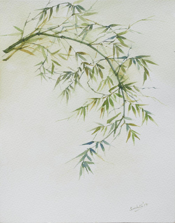 Swaying Bamboo Painting by Sucheta Misra | ArtZolo.com