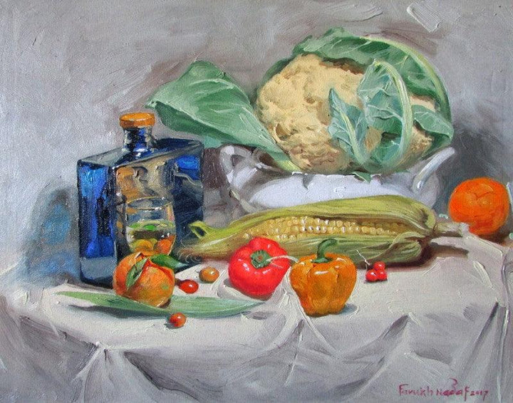 Sweet Corn Painting by Farukh Nadaf | ArtZolo.com