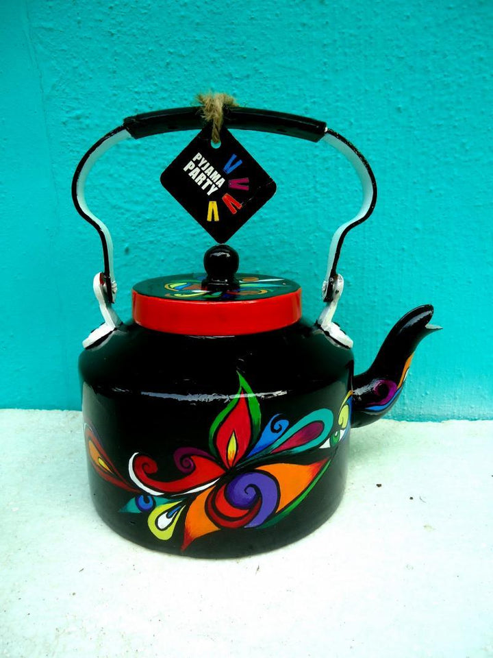 Swirl Tea Kettle Handicraft by Rithika Kumar | ArtZolo.com