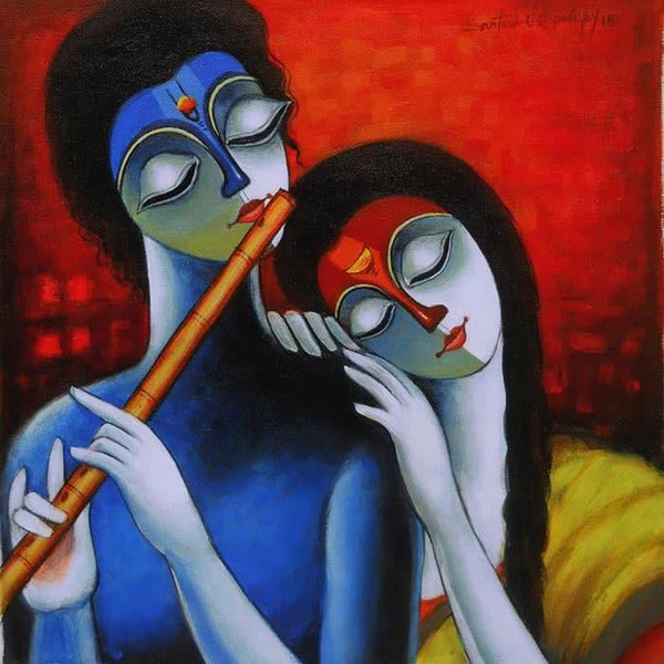 Symphony Painting by Santosh Chattopadhyay | ArtZolo.com