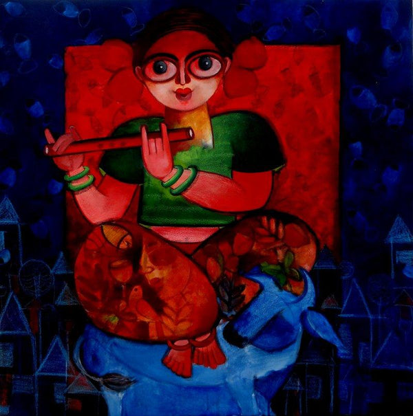 Tianna Painting by Sharmi Dey | ArtZolo.com