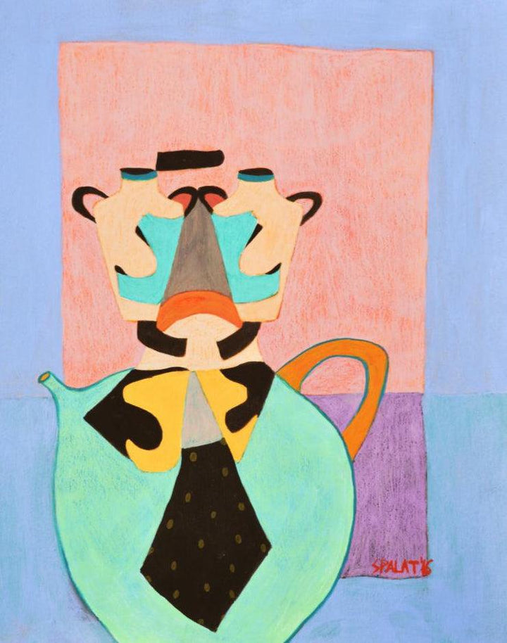 Tea For Two Painting by Shantala Palat | ArtZolo.com