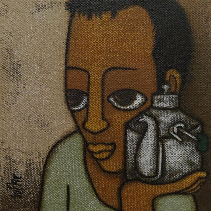 Tea Seller 2 Painting by Hitendra Singh Bhati | ArtZolo.com