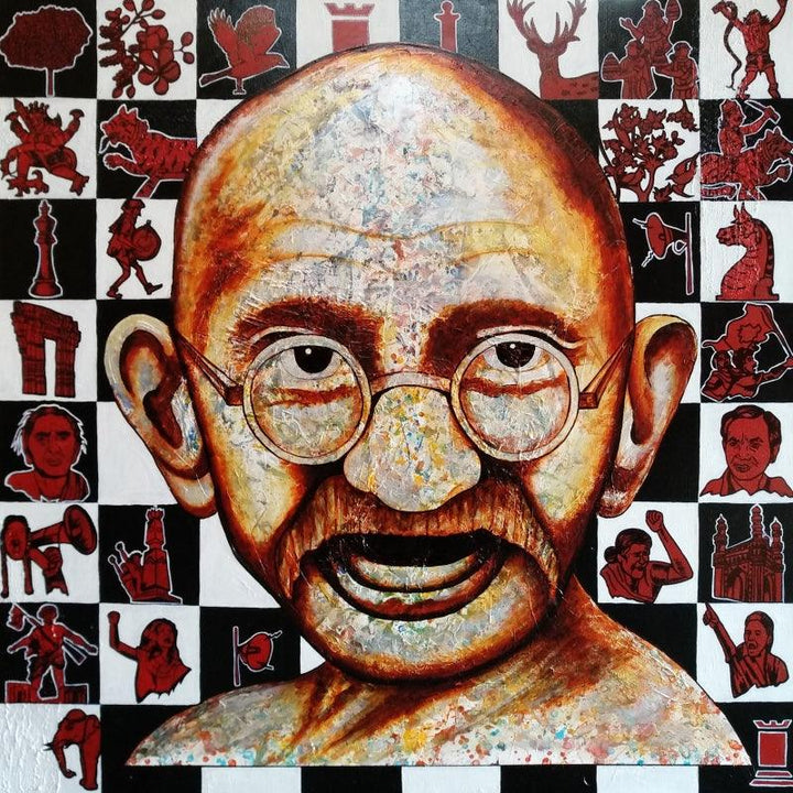 Telangana Revolution Painting by Naresh Bollu | ArtZolo.com