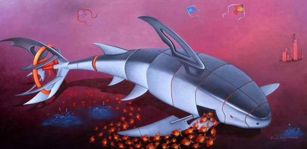 The Ability Of Robert Fish Painting by Bikash Mohanta | ArtZolo.com