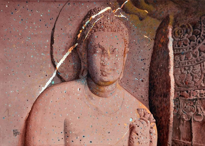 The Buddha 1 Painting by Raju More | ArtZolo.com