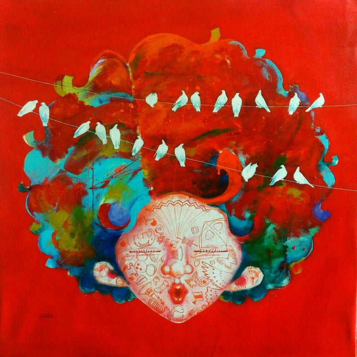 The Childhood Vi Painting by Shiv Kumar Soni | ArtZolo.com