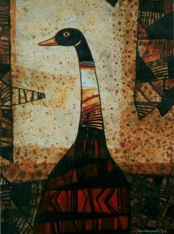 The Duck Painting by Mihir Kayal | ArtZolo.com