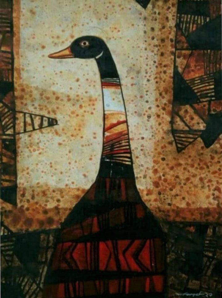 The Duck Painting by Mihir Kayal | ArtZolo.com